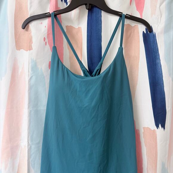 Halara SoftlyZero Plush Backless Active Dress-Easy Peezy Edition Quetzal Green - Picture 8 of 16